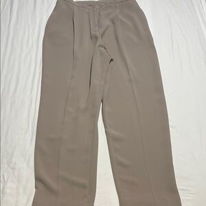 Laura Scott Petite Light Gray Pants